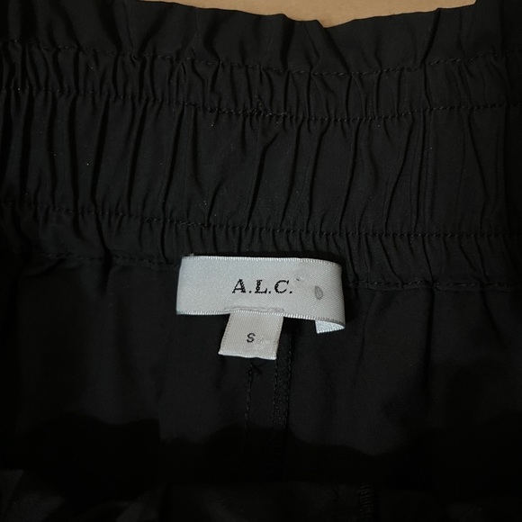 A.L.C. | Kaleb Shorts High Waisted Pull-On Longline Boxer Shorts Black Size S - Picture 3 of 13